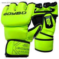 Перчатки BoyBo MMA Fluo зел. M 